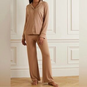 SKIMS Tan Pajama Set